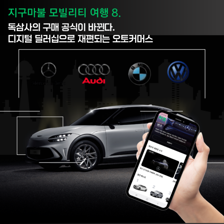 [지구마불 모빌리티 여행 8: 독일편] 독삼사의 구매 공식이 바뀐다, 디지털 딜러십으로 재편되는 오토커머스