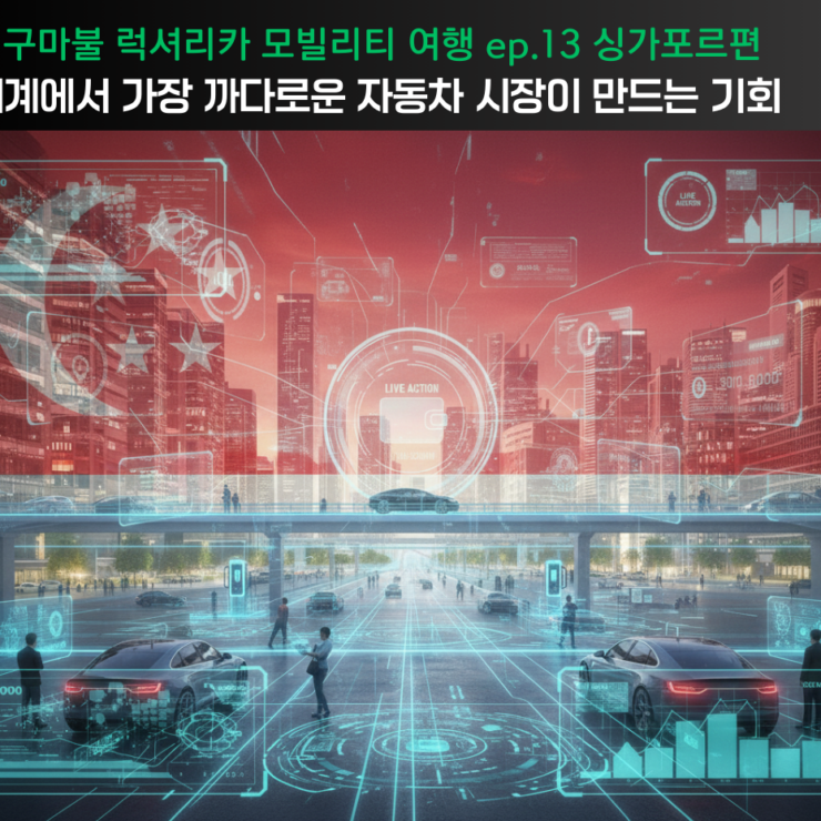 [지구마불 모빌리티 여행 ep.13] 싱가포르 편. 세계에서 가장 까다로운 자동차 시장이 만드는 기회